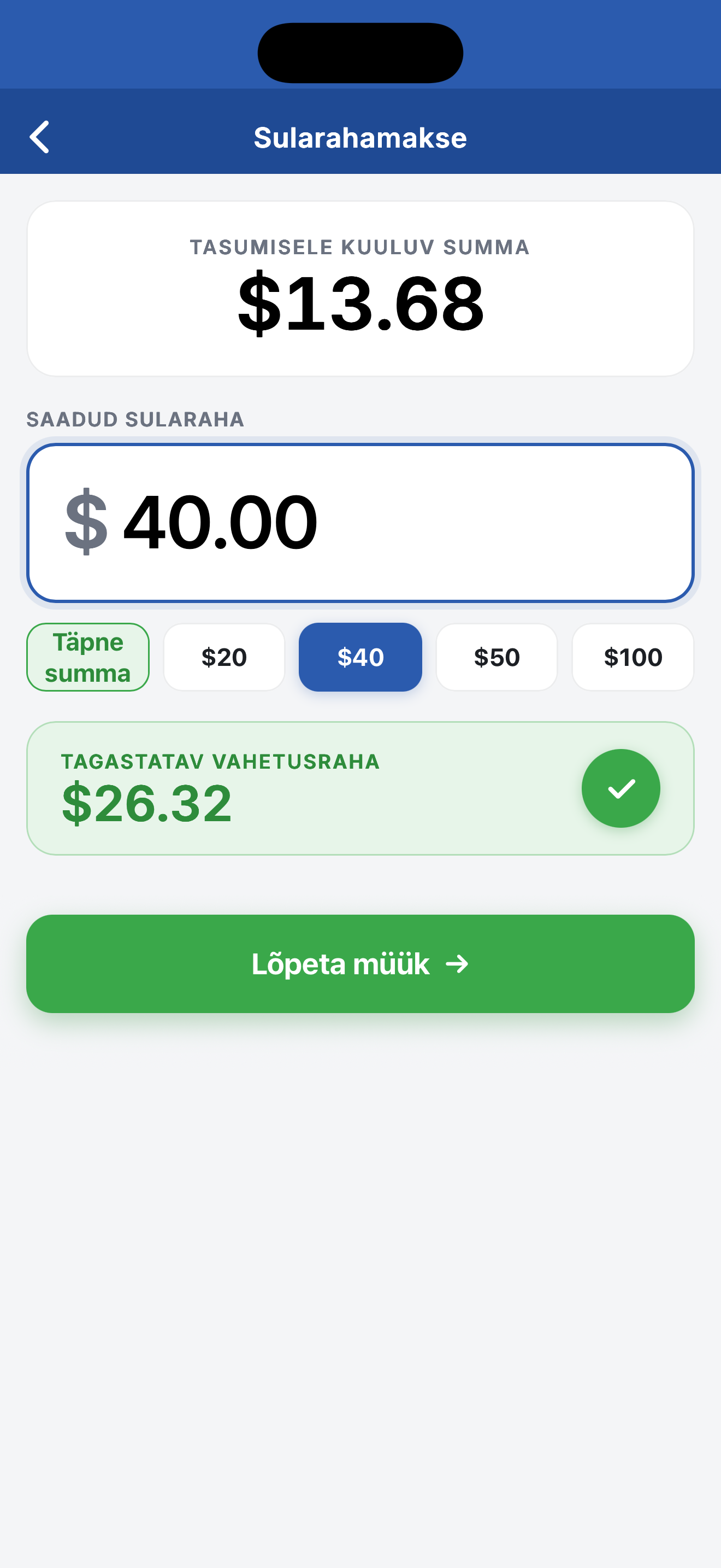 Mimas POS - Kassasüsteem