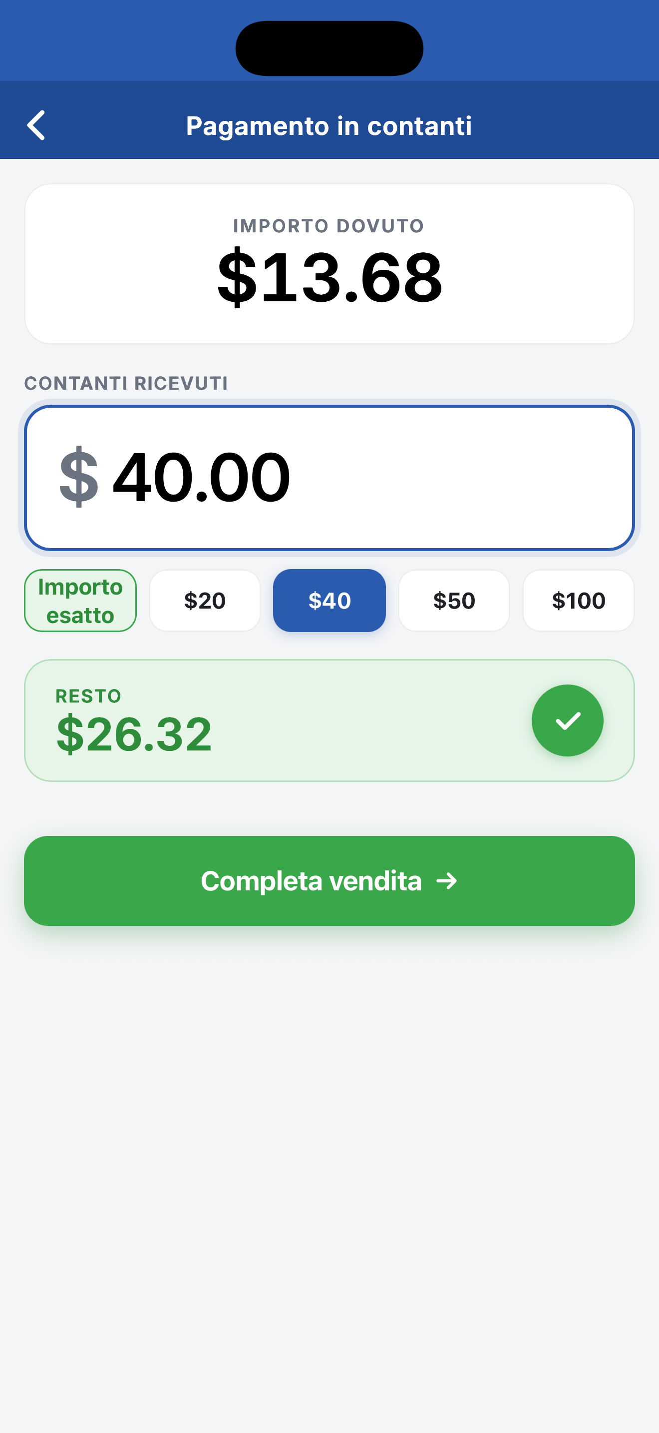 Mimas POS - Punto Vendita