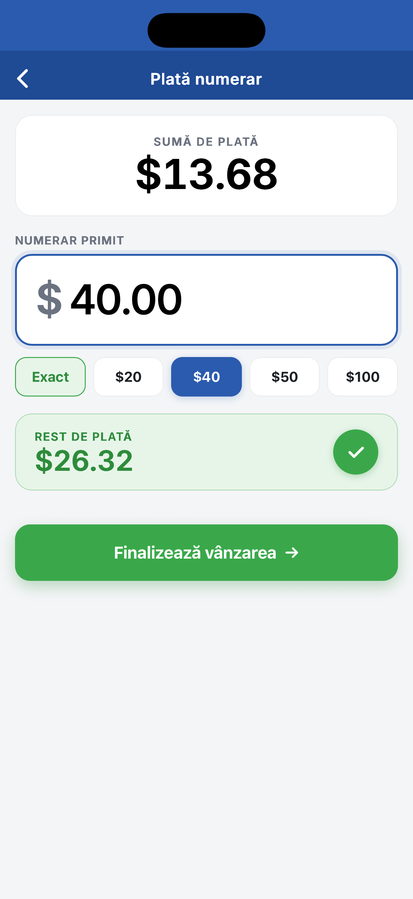 Mimas POS - Punct de Vânzare